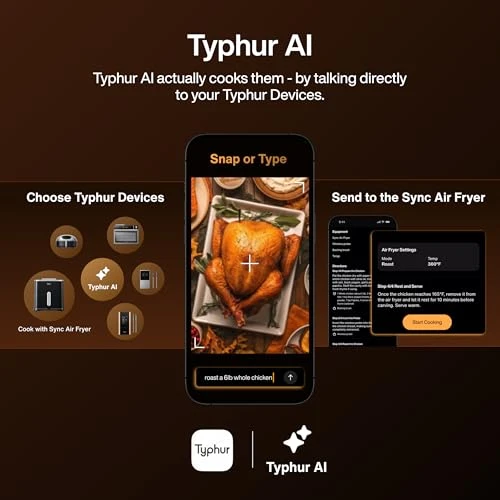 Sync Air Fryer with Built-in Wireless Meat Thermometer — Air Fryer, Typhur