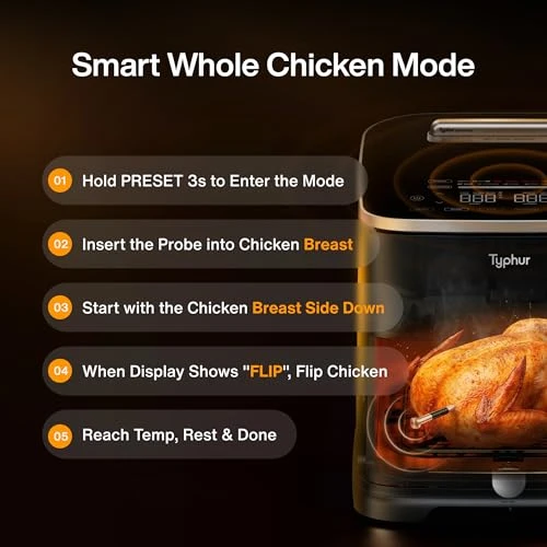 Sync Air Fryer with Built-in Wireless Meat Thermometer — Air Fryer, Typhur