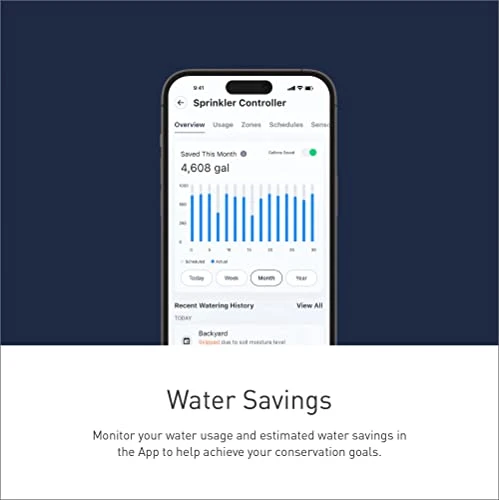 8-Zone Smart Sprinkler Controller — Irrigation System, Moen