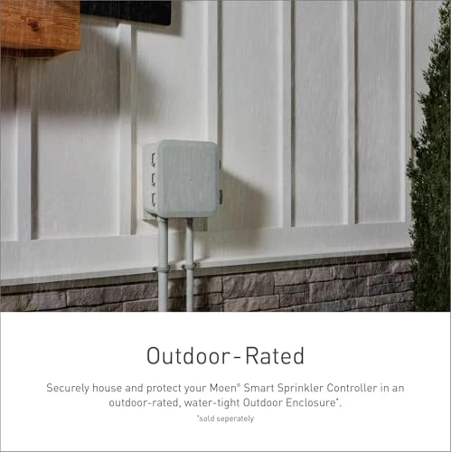 8-Zone Smart Sprinkler Controller — Irrigation System, Moen