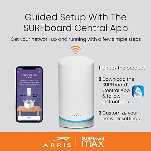 Tri-Band Mesh WiFi 6 System, ARRIS