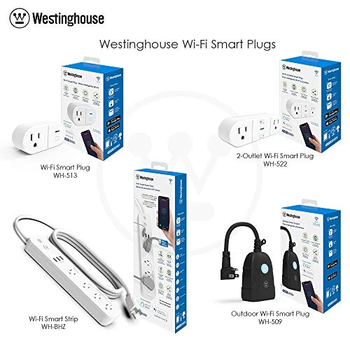 Wi-Fi Power Strip with Smart Outlets — Smart Plug, Westinghouse