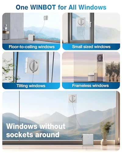 Portable Window Cleaning Robot — Window Cleaning Robot, ECOVACS