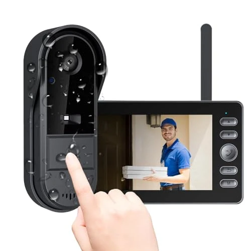 Doorbell Camera with Monitor — Video Doorbell, TKMARS