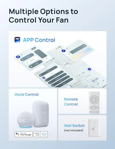 Smart Ceiling Fan with Lights — Smart Fan, Dreo