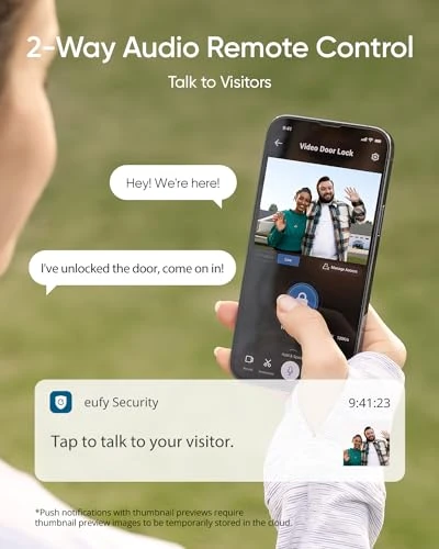 Video Smart Lock with Camera, Doorbell, and Fingerprint Keyless Entry — Smart Lock, eufy Security
