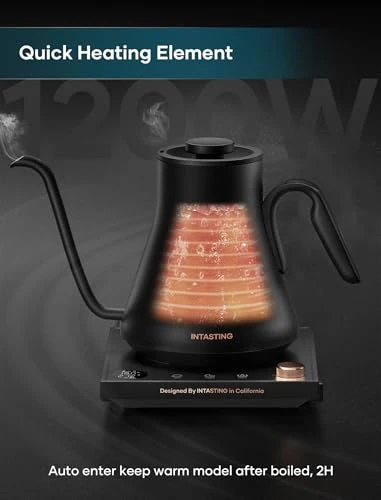 Electric Kettle with Precise Temperature Control — Electric Kettle, INTASTING
