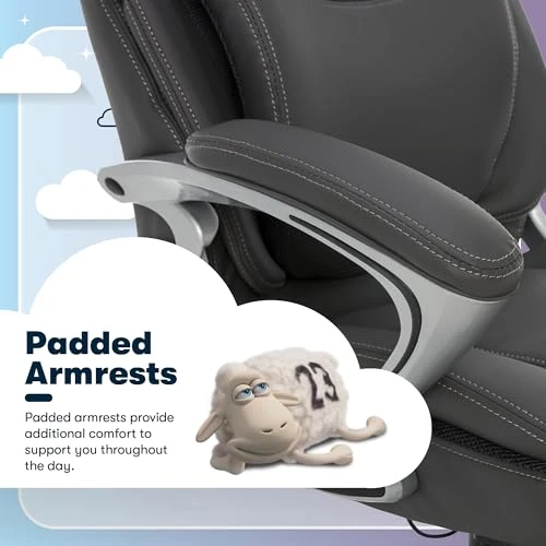 Executive Office Chair with Ergonomic Support and Adjustable Features — Smart Chairs, Serta