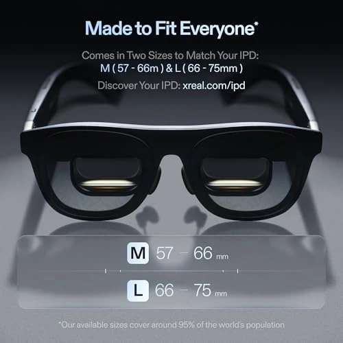 AR Glasses with 57° Field of View, 171-inch Virtual Screen, and Bose Audio — Smart Glasses, XREAL