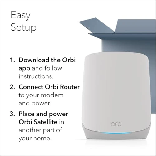 Whole Home Tri-Band WiFi 6 Mesh Network System, NETGEAR