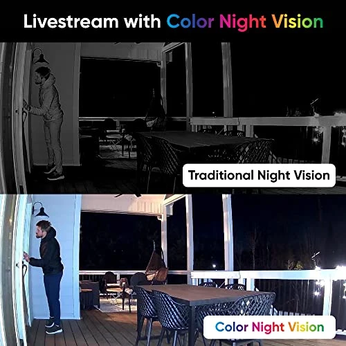 Indoor/Outdoor 1080p Wi-Fi Smart Home Security Camera with Color Night Vision, Motion Detection, 2-Way Audio, Black... — Security Camera, Wyze