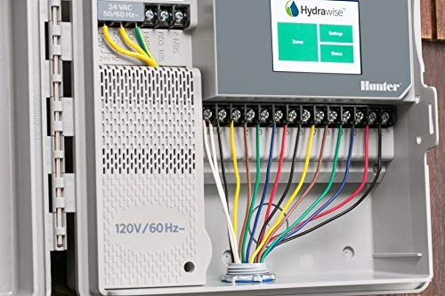 Residential Outdoor Professional Grade Wi-Fi Controller with Hydrawise Web-Based Software - 12 Station — Irrigation System, Hunter