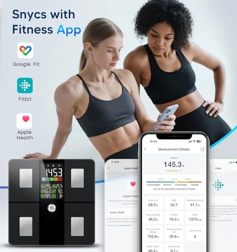 Smart Bathroom Scale with Body Composition Analysis — Smart Scale, GE