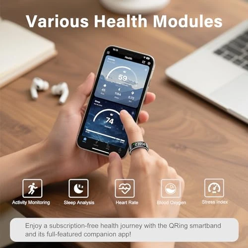 Smart Ring with LED Display Screen — Smart Ring, Walpck