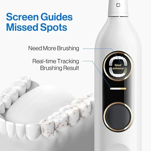 Rechargeable Electric Toothbrush with Smart Display — Electric Toothbrush, usmile