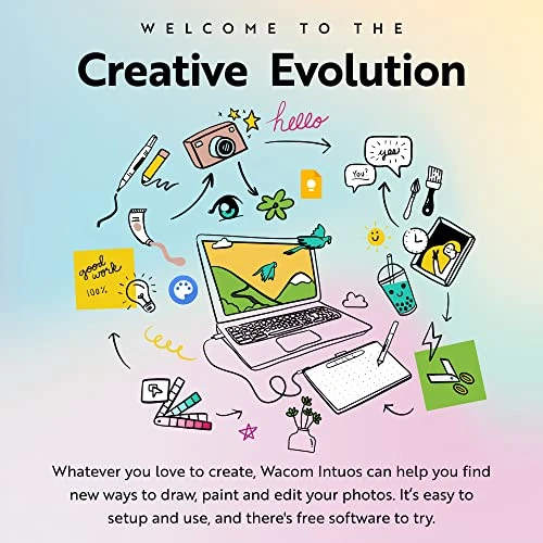 Small Bluetooth Graphics Drawing Tablet — Drawing Tablet, Wacom