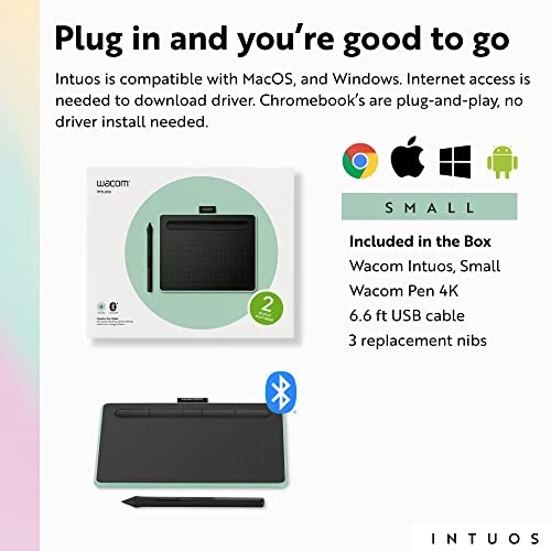 Small Bluetooth Graphics Drawing Tablet — Drawing Tablet, Wacom