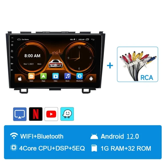 AI Voice Wireless CarPlay Android Auto Radio — Car Infotainment System, AutoSphere