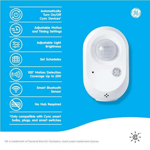 Wireless Smart Motion Sensor, Cync