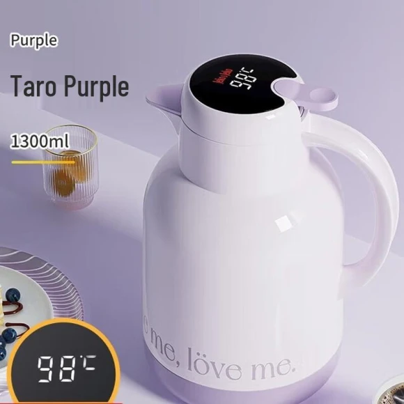 Smart Digital Display Glass Liner Thermos Flask — Smart Water Bottle, JEKO&JEKO