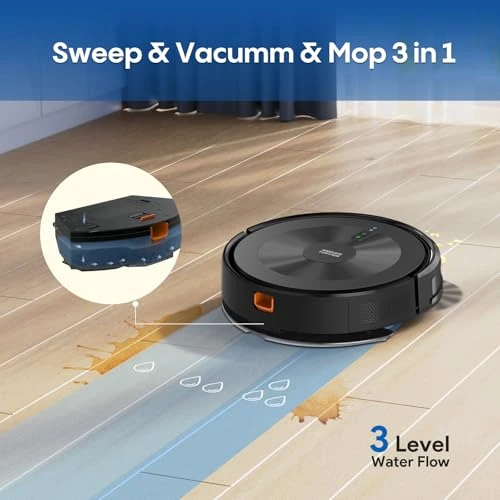 Robotic Vacuum Cleaner with Mop — Robot Vacuum, AZQQ