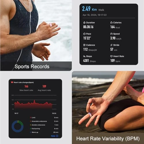 Smart Ring Health Fitness Tracker — Smart Ring, SM SEVENMORE