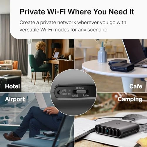 Ultra-Portable Wi-Fi 6 Travel Router, TP-Link