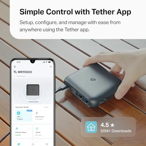 Ultra-Portable Wi-Fi 6 Travel Router, TP-Link