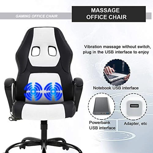 Ergonomic Gaming Chair with Massage and Lumbar Support — Smart Chairs, BestOffice