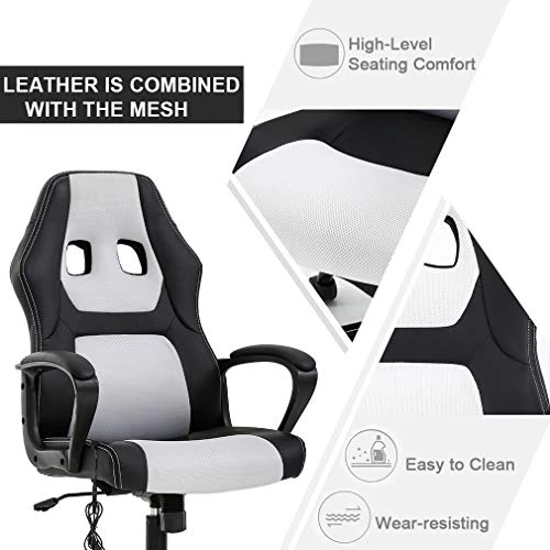 Ergonomic Gaming Chair with Massage and Lumbar Support — Smart Chairs, BestOffice