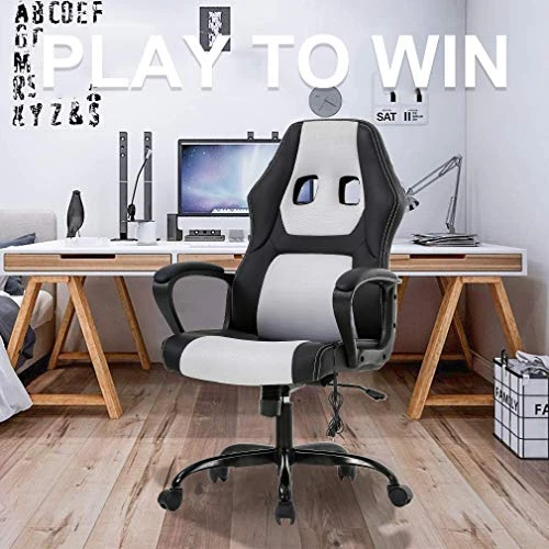Ergonomic Gaming Chair with Massage and Lumbar Support — Smart Chairs, BestOffice