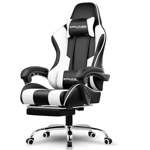 Gaming Chair with Footrest and Lumbar Support — Smart Chairs, GTPLAYER