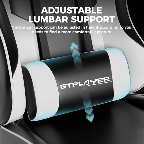 Gaming Chair with Footrest and Lumbar Support — Smart Chairs, GTPLAYER
