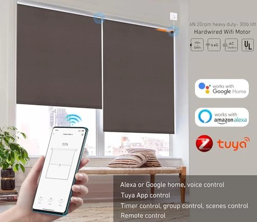 WiFi Roller Blinds Motor, Rollerhouse