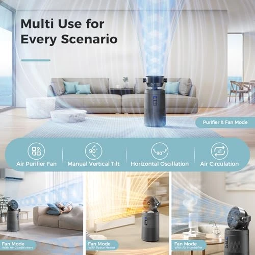 Air Purifier Fan with Smart WIFI — Air Purifier, AROEVE