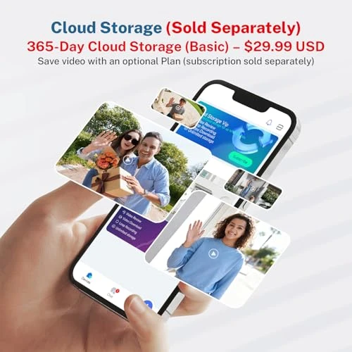 Doorbell Camera Wireless with Indoor Receiver — Video Doorbell, Hubposh