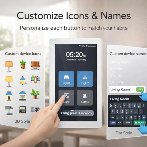 Large LCD Smart Light Switch — Smart Switch, LANBON