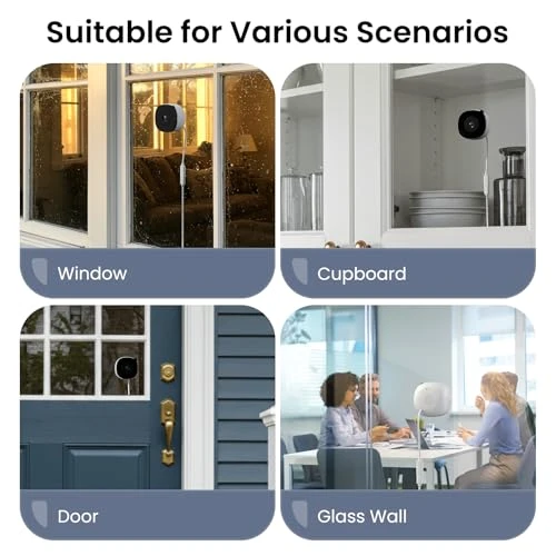 No Drill Window Camera 2-Pack — Security Camera, INFIYA