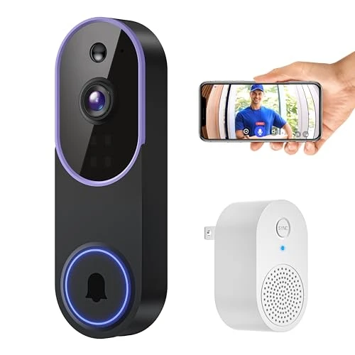 Smart Video Doorbell Camera Wireless — Video Doorbell, ALPHAPEACH