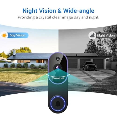 Smart Video Doorbell Camera Wireless — Video Doorbell, ALPHAPEACH