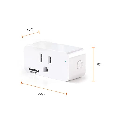 WiFi Smart Plug, Voice Control, Compatible with Alexa and Google Home, Timer, On/Off, White - 4 Pack — Smart Plug, LEDVANCE