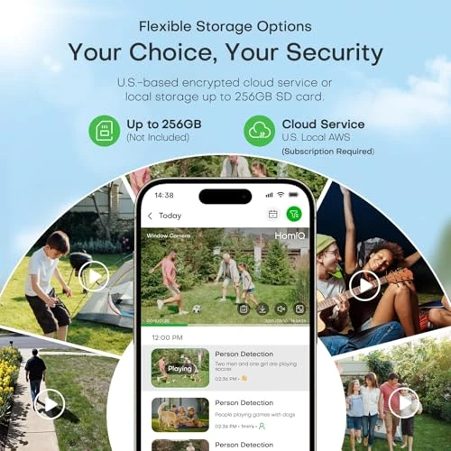 Window Camera for Home Security — Security Camera, HomiQ