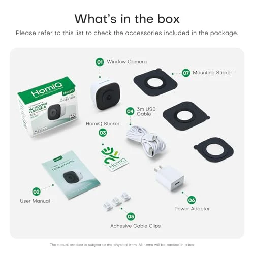 Window Camera for Home Security — Security Camera, HomiQ