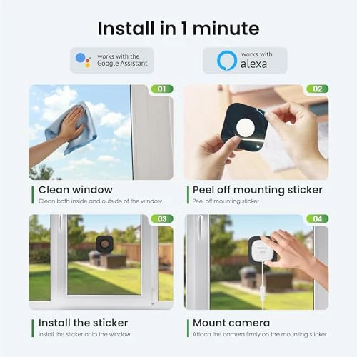 Window Security Camera — Security Camera, HOMIQ LIFE