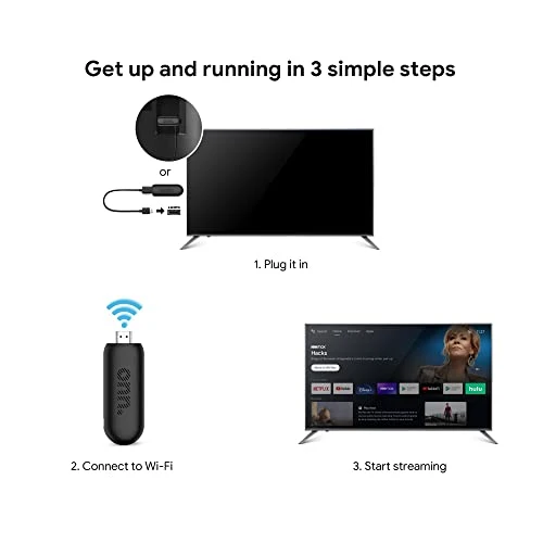Android TV 2K FHD Streaming Stick — Smart TV, Onn