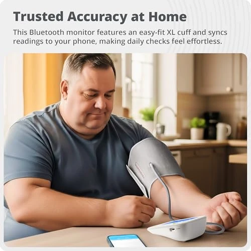 Bluetooth Blood Pressure Monitor with Extra Large Cuff — Blood Pressure Monitor, Greater Goods