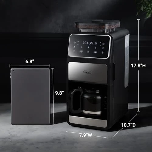 Drip Coffee Maker with Built-in Grinder — Coffee Maker, Gevi