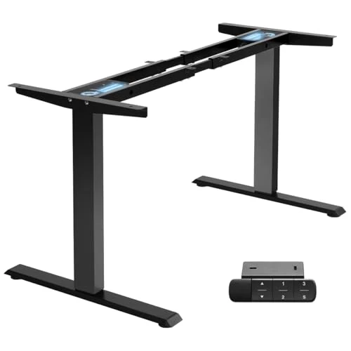 Dual Motor Electric Adjustable Standing Desk Frame — Standing Desk, TopSky