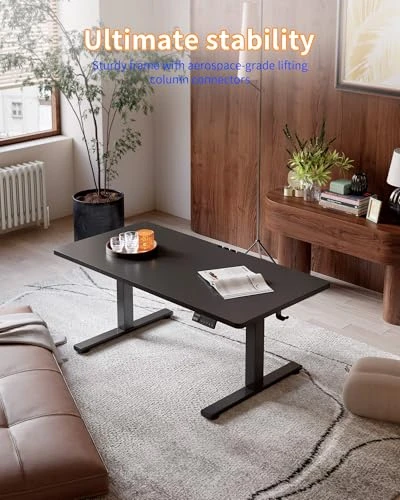 One-Piece Low Height Adjustable Desk — Standing Desk, YIHAYO