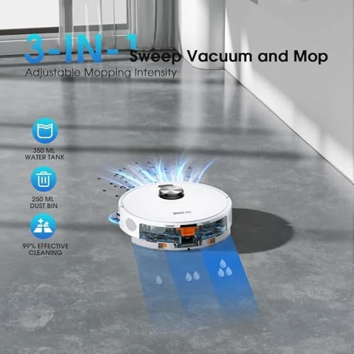 Robot Vacuum and Mop Combo — Robot Vacuum, SHELIKI